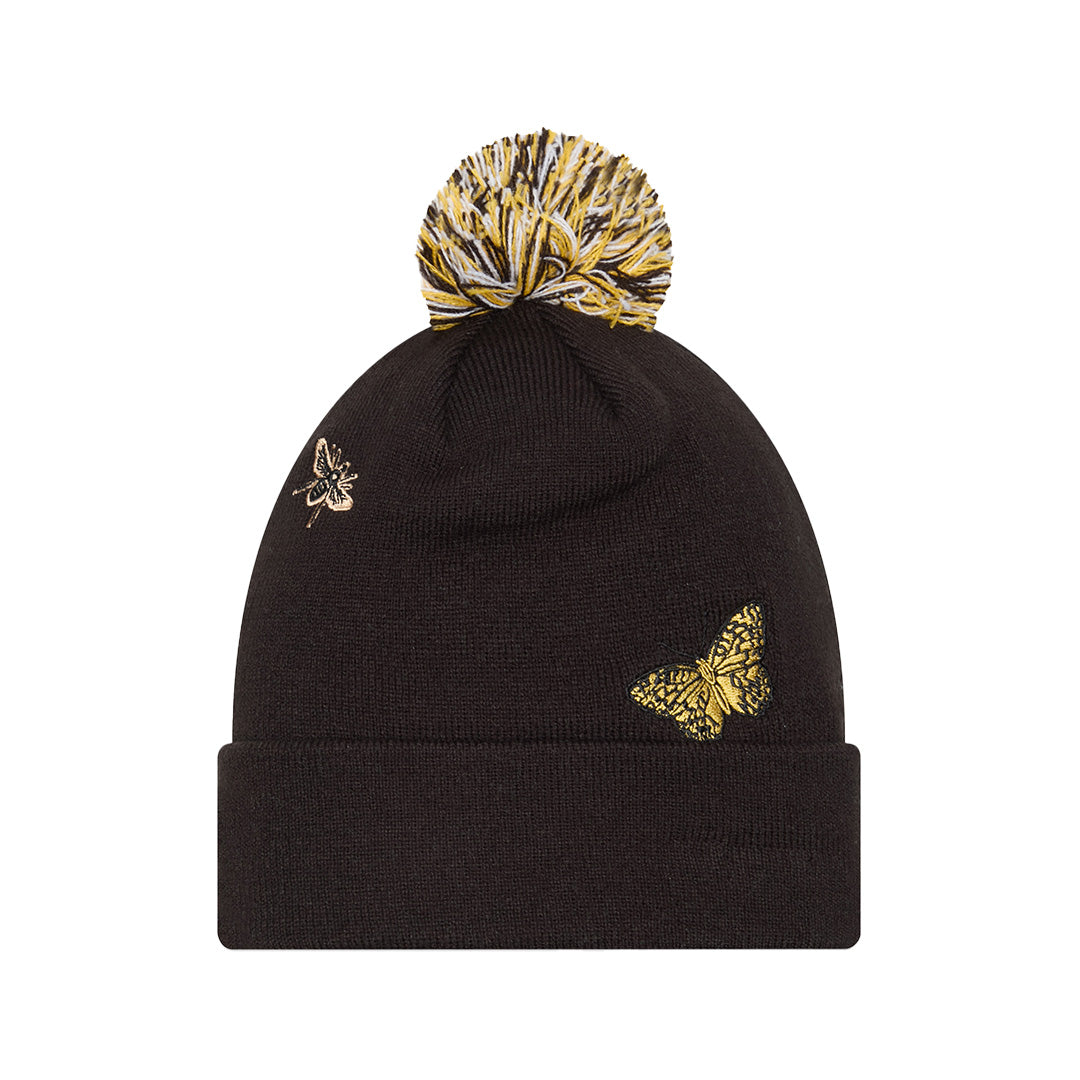 FELT X NFL PITTSBURGH STEELERS BLACK 6 DART CUFF BEANIE