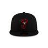 NEW ERA X WARNER BROTHERS JOKER J GLOW IN THE DARK BLACK 59FIFTY CAP