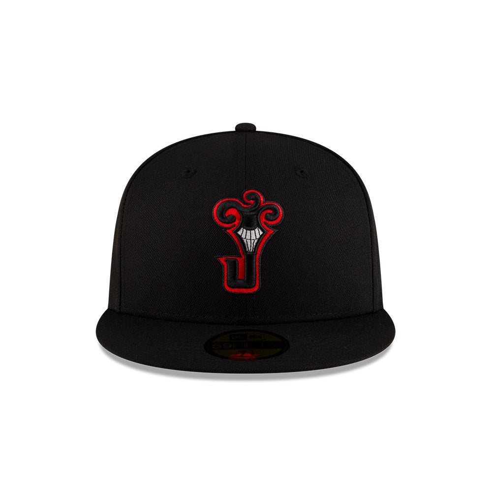 NEW ERA X WARNER BROTHERS JOKER J GLOW IN THE DARK BLACK 59FIFTY CAP