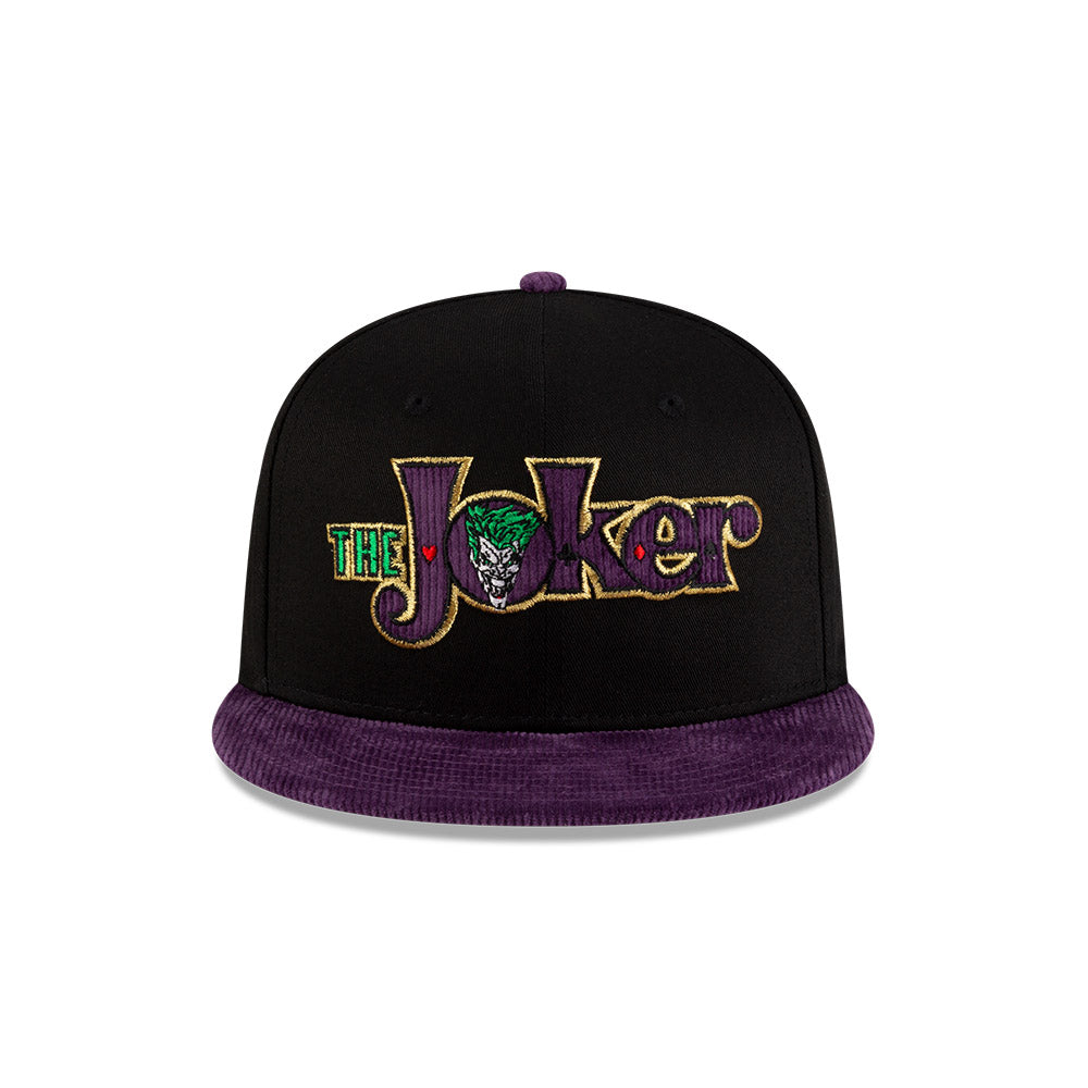 NEW ERA X WARNER BROTHERS JOKER SCRIPT BLACK 9FIFTY CAP