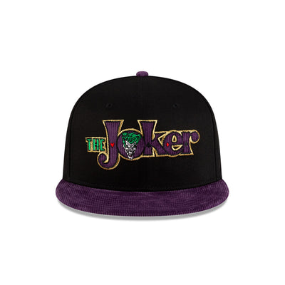 NEW ERA X WARNER BROTHERS JOKER SCRIPT BLACK 9FIFTY CAP