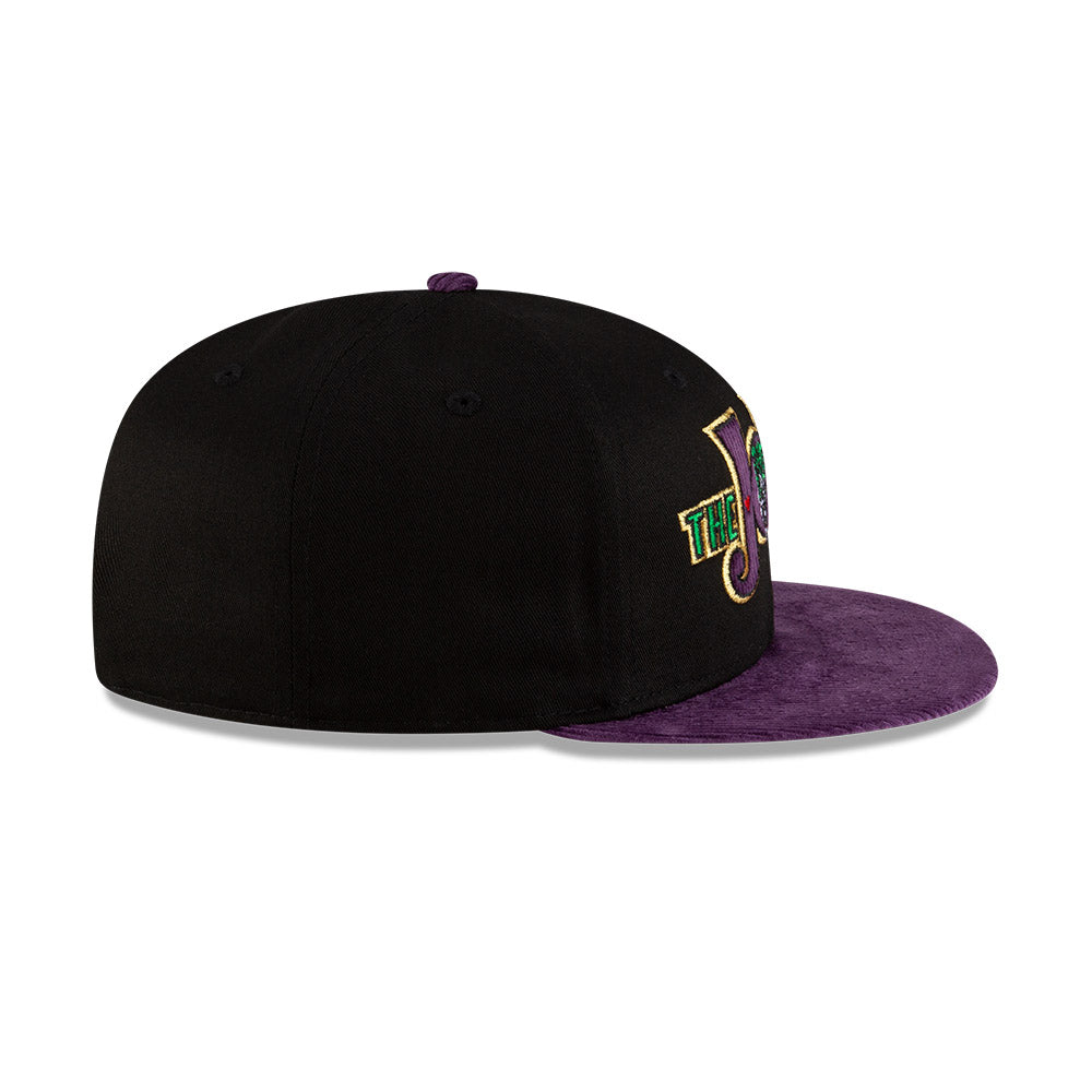 NEW ERA X WARNER BROTHERS JOKER SCRIPT BLACK 9FIFTY CAP