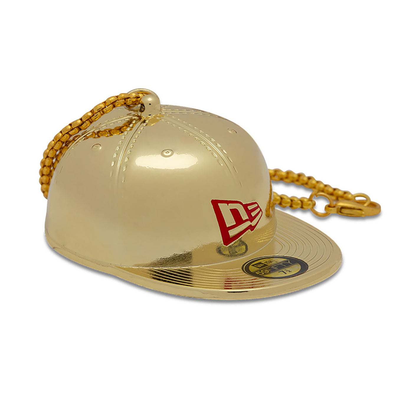 NEW ERA 2 PACK GOLD AND WHITE 59FIFTY® CAP ORNAMENT