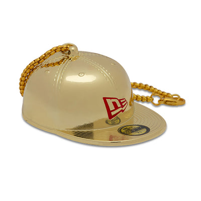 NEW ERA 2 PACK GOLD AND WHITE 59FIFTY® CAP ORNAMENT