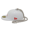 NEW ERA 2 PACK GOLD AND WHITE 59FIFTY® CAP ORNAMENT