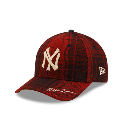 NEW ERA X RALPH LAUREN NEW YORK YANKEES COOPERSTOWN SCARLET 49FORTY CAP