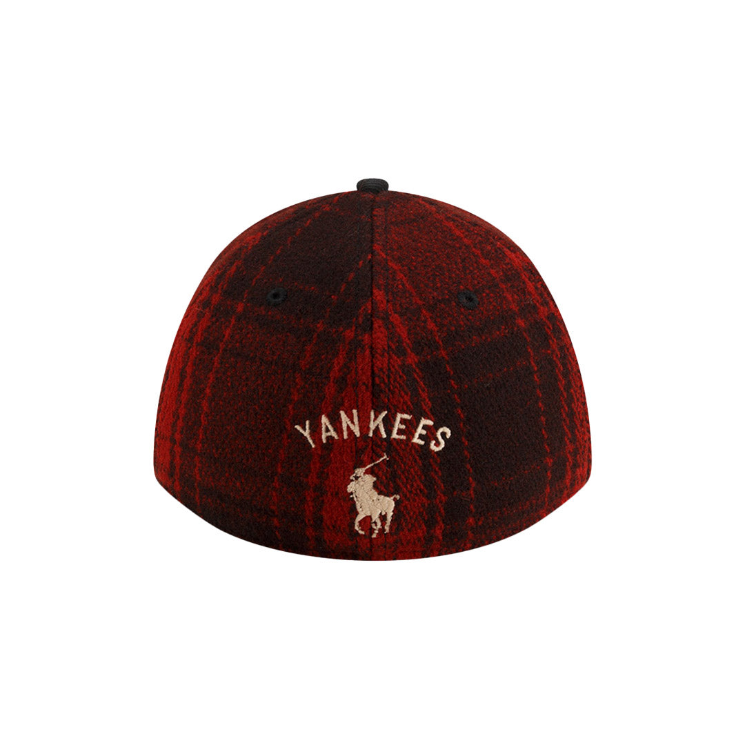 NEW ERA X RALPH LAUREN NEW YORK YANKEES COOPERSTOWN SCARLET 49FORTY CAP