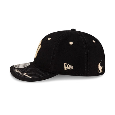 NEW ERA X RALPH LAUREN NEW YORK YANKEES COOPERSTOWN BLACK RC FIFTY CAP