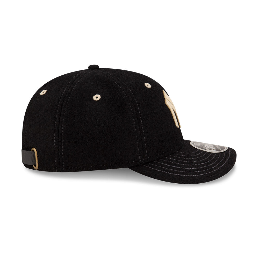 NEW ERA X RALPH LAUREN NEW YORK YANKEES COOPERSTOWN BLACK RC FIFTY CAP