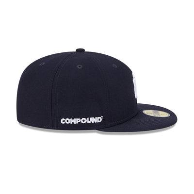 NEW ERA X COMPOUND X MLB NEW YORK YANKEES NAVY 59FIFTY CAP