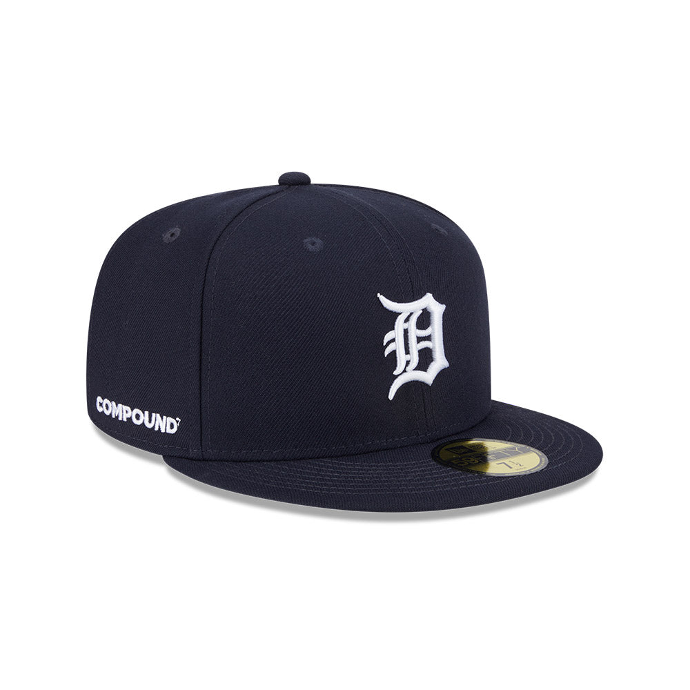 NEW ERA X COMPOUND X MLB DETROIT TIGERS NAVY 59FIFTY CAP