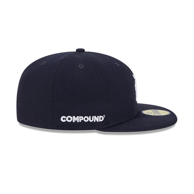 NEW ERA X COMPOUND X MLB DETROIT TIGERS NAVY 59FIFTY CAP