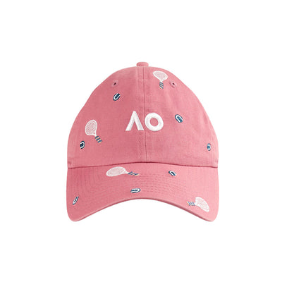 AUSTRALIAN OPEN PINK EMBROIDERED CASUAL CLASSIC CAP