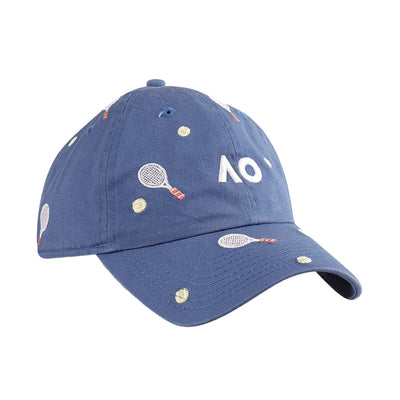 AUSTRALIAN OPEN INDIGO EMBROIDERED CASUAL CLASSIC CAP