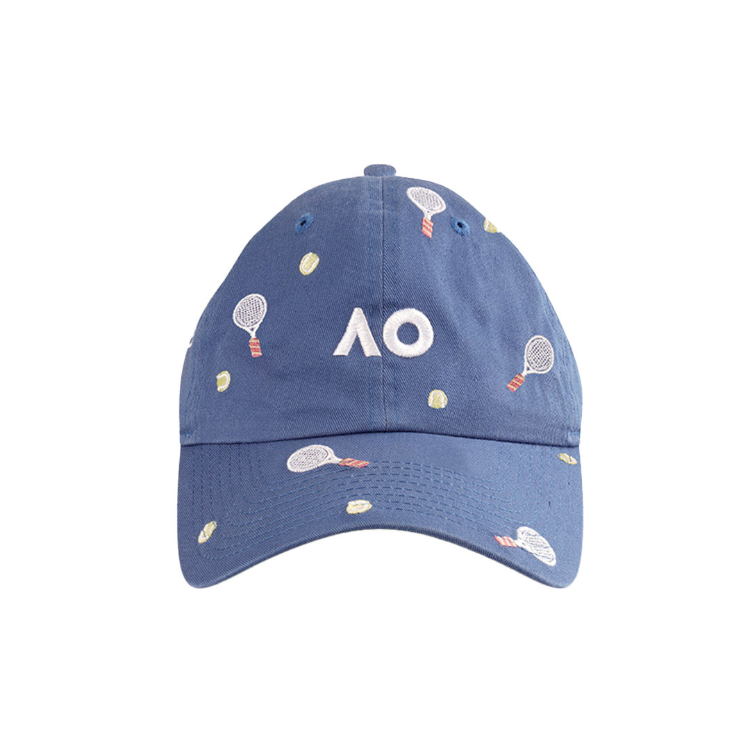 AUSTRALIAN OPEN INDIGO EMBROIDERED CASUAL CLASSIC CAP