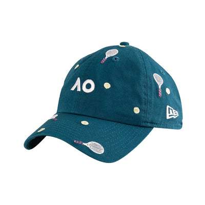 AUSTRALIAN OPEN CADET BLUE EMBROIDERED CASUAL CLASSIC CAP