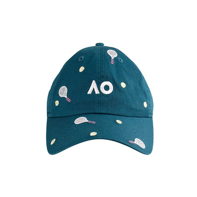 AUSTRALIAN OPEN CADET BLUE EMBROIDERED CASUAL CLASSIC CAP