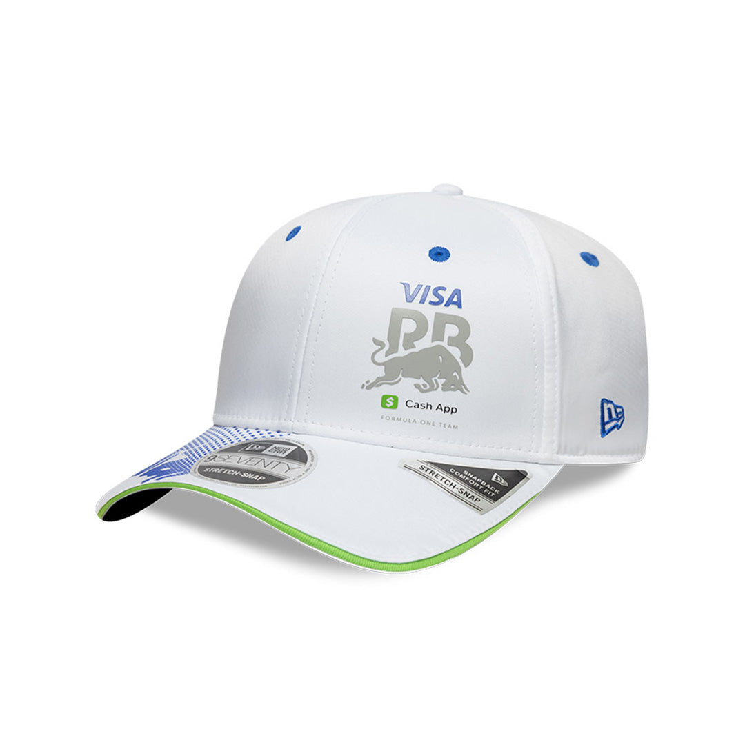 VISA CASH APP RACING BULLS WHITE 9SEVENTY STRETCH SNAP CAP
