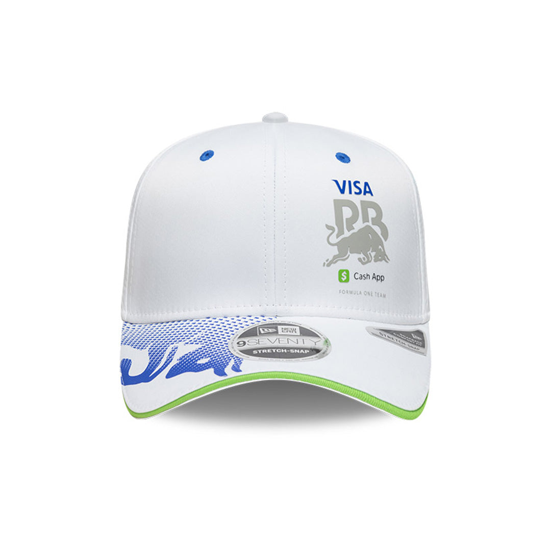 VISA CASH APP RACING BULLS WHITE 9SEVENTY STRETCH SNAP CAP