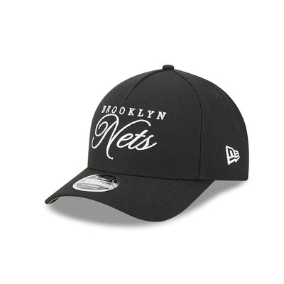 NBA BROOKLYN NETS DRAFT BLACK 9FORTY M-CROWN AF CAP