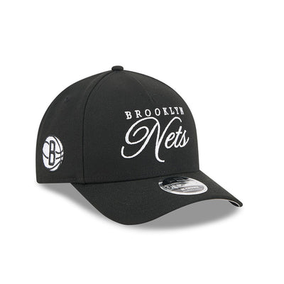 NBA BROOKLYN NETS DRAFT BLACK 9FORTY M-CROWN AF CAP