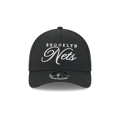 NBA BROOKLYN NETS DRAFT BLACK 9FORTY M-CROWN AF CAP