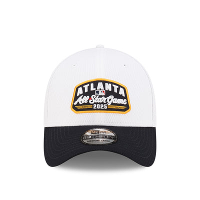 MLB ALL STAR GAME FAN PACK PATCH 2-TONE BLACK VISOR WHITE 39THIRTY CAP