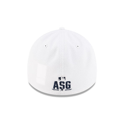 MLB ALL STAR GAME FAN PACK PATCH 2-TONE BLACK VISOR WHITE 39THIRTY CAP