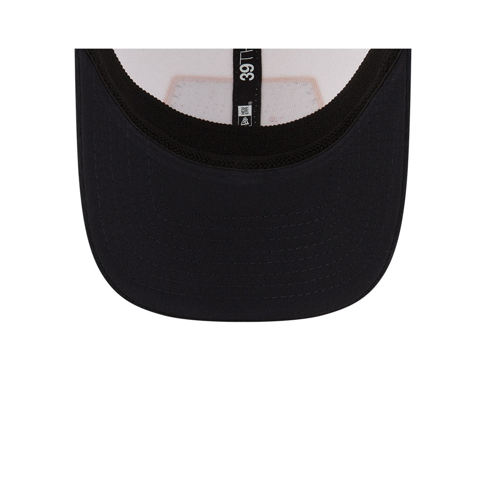 MLB ALL STAR GAME FAN PACK PATCH 2-TONE BLACK VISOR WHITE 39THIRTY CAP