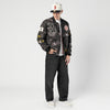 NEW ERA X ALPHA INDUSTRIES BOSTON RED SOX BLACK REVERSIBLE BOMBER JACKET