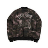 NEW ERA X ALPHA INDUSTRIES NEW YORK METS BLACK REVERSIBLE BOMBER JACKET