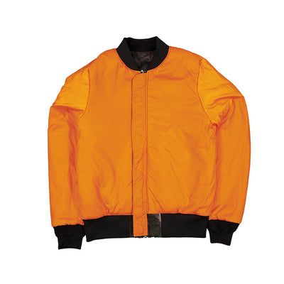 NEW ERA X ALPHA INDUSTRIES NEW YORK METS BLACK REVERSIBLE BOMBER JACKET