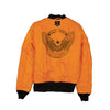 NEW ERA X ALPHA INDUSTRIES LOS ANGELES DODGERS BLACK REVERSIBLE BOMBER JACKET