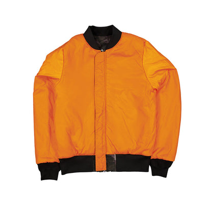 NEW ERA X ALPHA INDUSTRIES LAS VEGAS RAIDERS BLACK REVERSIBLE BOMBER JACKET
