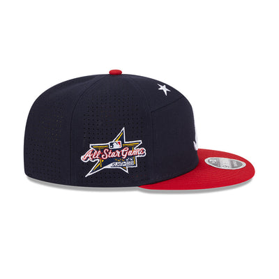 MLB ALL STAR GAME ATLANTA BRAVES 2-TONE RED VISOR NAVY SPLIT PANEL 9FIFTY CAP