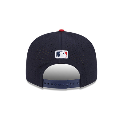MLB ALL STAR GAME ATLANTA BRAVES 2-TONE RED VISOR NAVY SPLIT PANEL 9FIFTY CAP