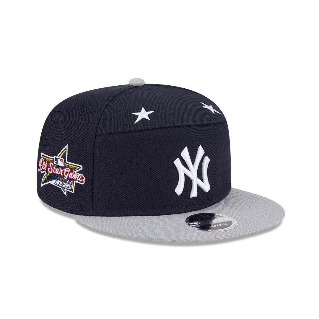 MLB ALL STAR GAME NEW YORK YANKEES 2-TONE GRAY VISOR NAVY SPLIT PANEL 9FIFTY CAP