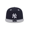 MLB ALL STAR GAME NEW YORK YANKEES 2-TONE GRAY VISOR NAVY SPLIT PANEL 9FIFTY CAP