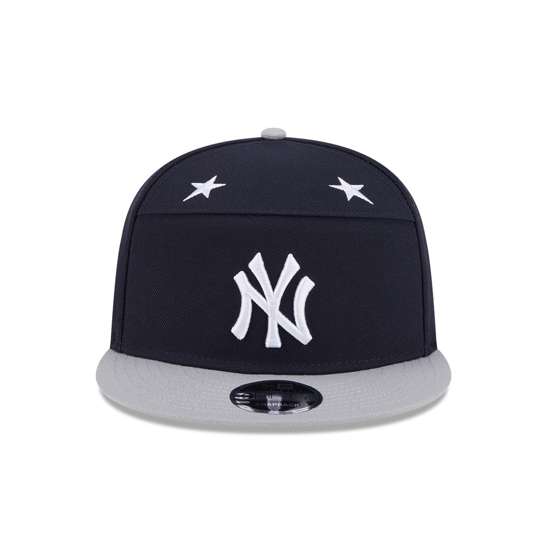 MLB ALL STAR GAME NEW YORK YANKEES 2-TONE GRAY VISOR NAVY SPLIT PANEL 9FIFTY CAP