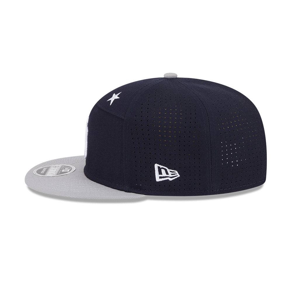 MLB ALL STAR GAME NEW YORK YANKEES 2-TONE GRAY VISOR NAVY SPLIT PANEL 9FIFTY CAP
