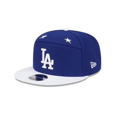 MLB ALL STAR GAME LOS ANGELES DODGERS 2-TONE WHITE VISOR DARK BLUE SPLIT PANEL 9FIFTY CAP