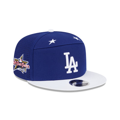 MLB ALL STAR GAME LOS ANGELES DODGERS 2-TONE WHITE VISOR DARK BLUE SPLIT PANEL 9FIFTY CAP