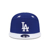 MLB ALL STAR GAME LOS ANGELES DODGERS 2-TONE WHITE VISOR DARK BLUE SPLIT PANEL 9FIFTY CAP