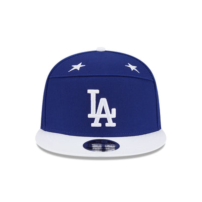 MLB ALL STAR GAME LOS ANGELES DODGERS 2-TONE WHITE VISOR DARK BLUE SPLIT PANEL 9FIFTY CAP