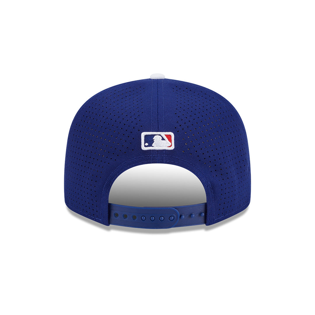 MLB ALL STAR GAME LOS ANGELES DODGERS 2-TONE WHITE VISOR DARK BLUE SPLIT PANEL 9FIFTY CAP