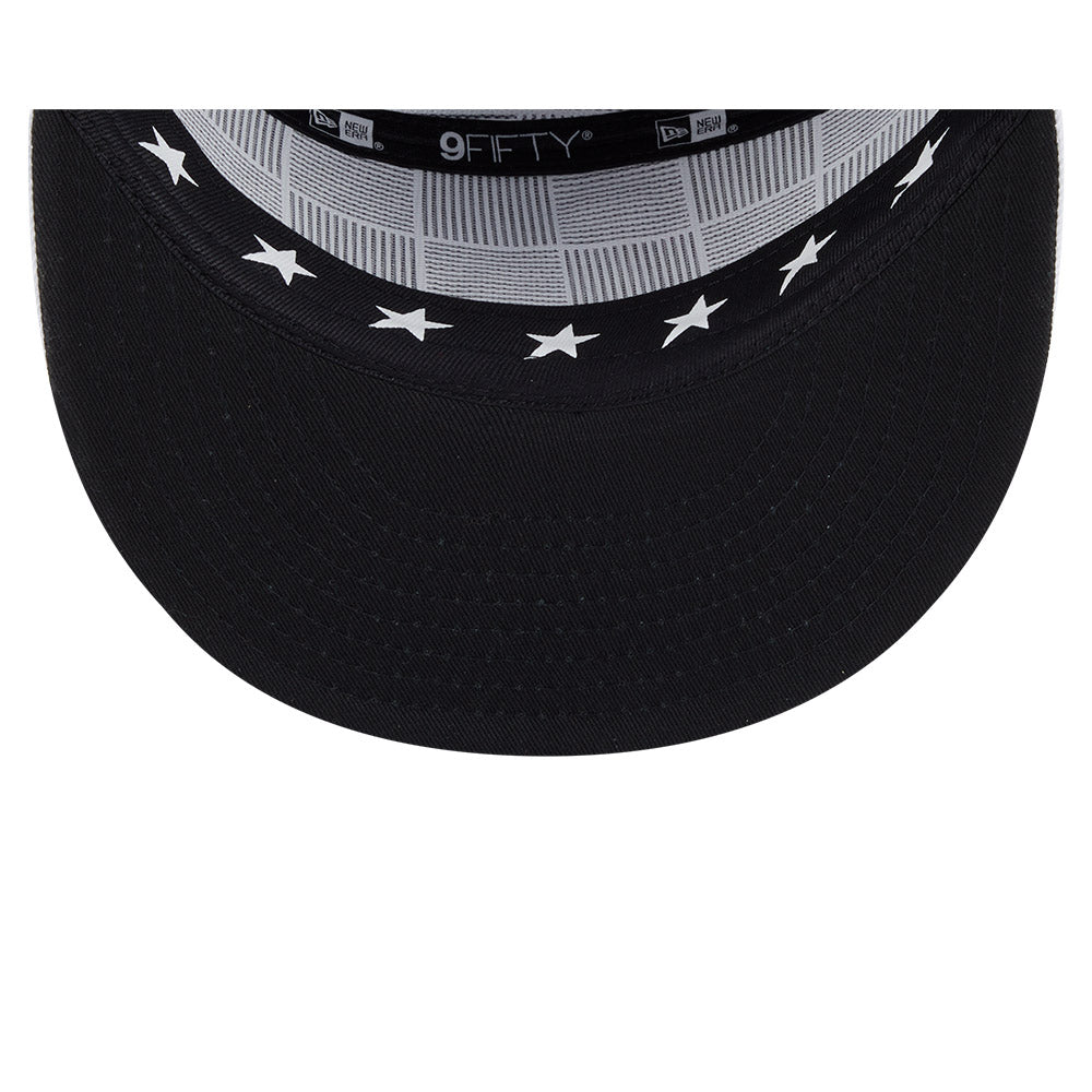 MLB ALL STAR GAME LOS ANGELES DODGERS 2-TONE WHITE VISOR DARK BLUE SPLIT PANEL 9FIFTY CAP