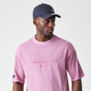 MCLAREN FORMULA 1 TEAM WASHED COSMETIC PINK OVERSIZED SHORT SLEEVE T-SHIRT