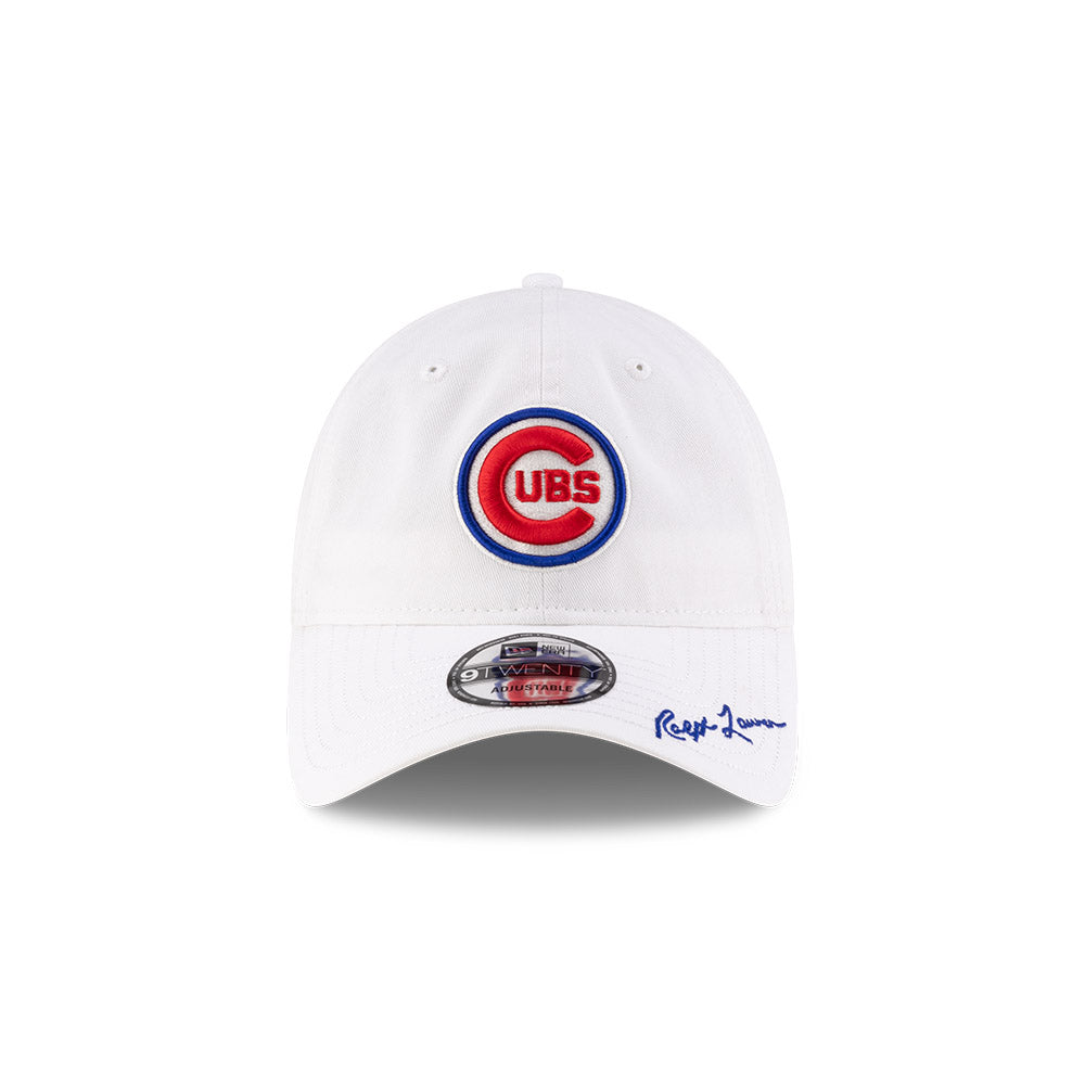 NEW ERA X RALPH LAUREN CHICAGO CUBS COOPERSTOWN WHITE 9TWENTY CAP