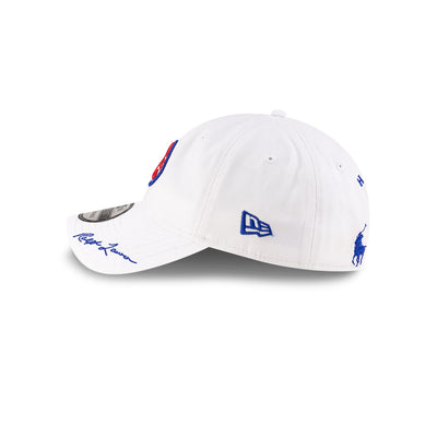 NEW ERA X RALPH LAUREN CHICAGO CUBS COOPERSTOWN WHITE 9TWENTY CAP