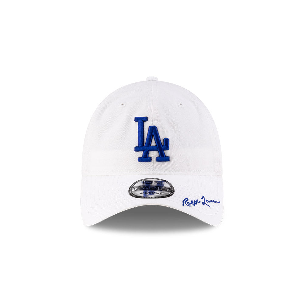 NEW ERA X RALPH LAUREN LOS ANGELES DODGERS WHITE 9TWENTY CAP
